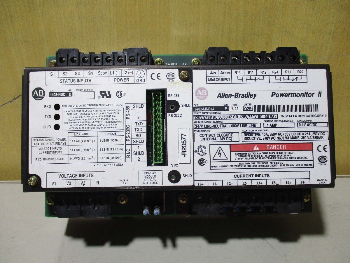 Allen-Bradley 1403-MM01A Power Monitor II Master Module [j1115543164]