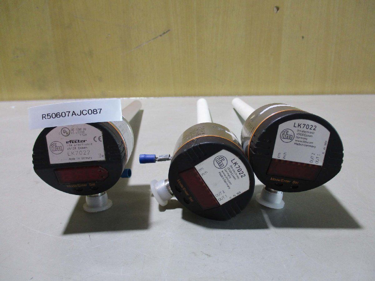 ifm LK7022 IO-Link Level Sensor Set of 3 [f1115528737]