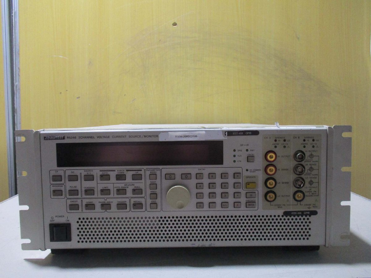 ADVANTEST R6246 Voltage Current Source Monitor DC Generator [k1115542942]