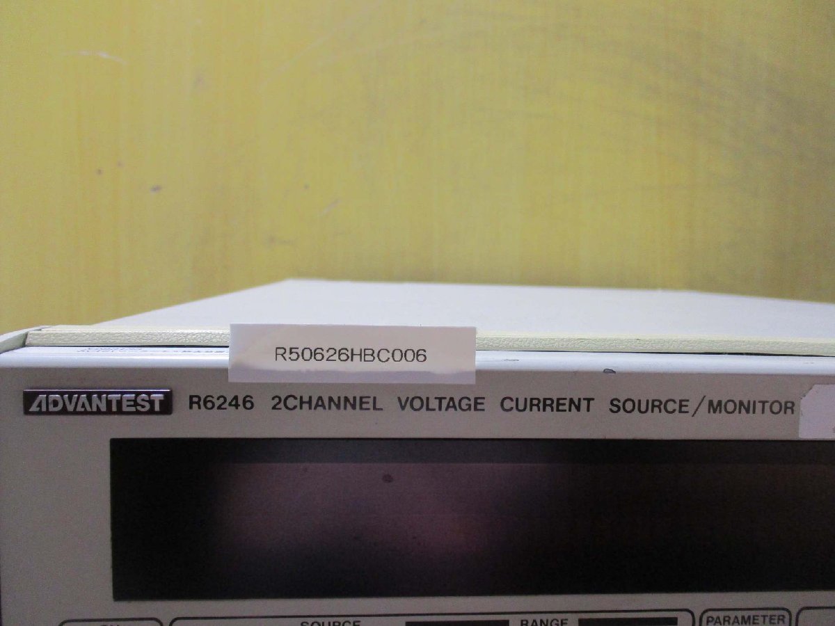 ADVANTEST R6246 Voltage Current Source Monitor DC Generator [k1115542942]