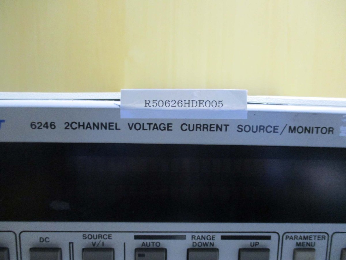 ADCMT 6246 2 CHANNEL VOLTAGE CURRENT SOURCE MONITOR DC GENERATOR [n1115539086]