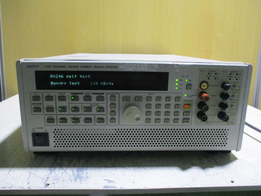 ADCMT 6246 2CHANNEL VOLTAGE CURRENT SOURCE MONITOR DC VOLTAGE CURRENT GENERATOR [n1115539086]