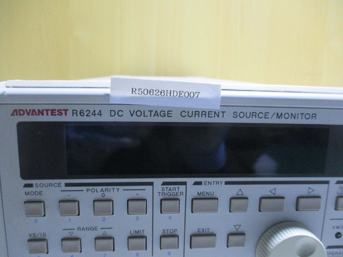 ADVANTEST R6244 DC Voltage Current Source Monitor [1115542495]