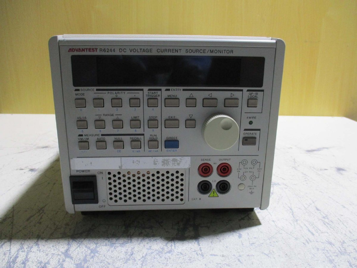 ADVANTEST R6244 DC Voltage Current Source Monitor [1115542495]