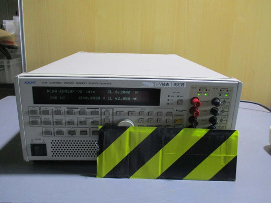 ADCMT 6246 2CHANNEL VOLTAGE CURRENT SOURCE MONITOR DC Voltage Current Generator [f1115535397]