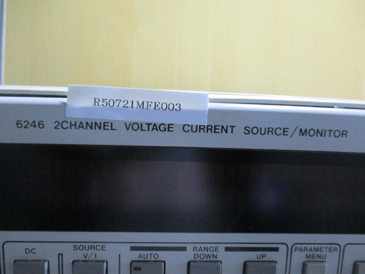 ADCMT 6246 2-Channel Voltage Current Source Monitor DC Voltage Current Generator [f1115535397]
