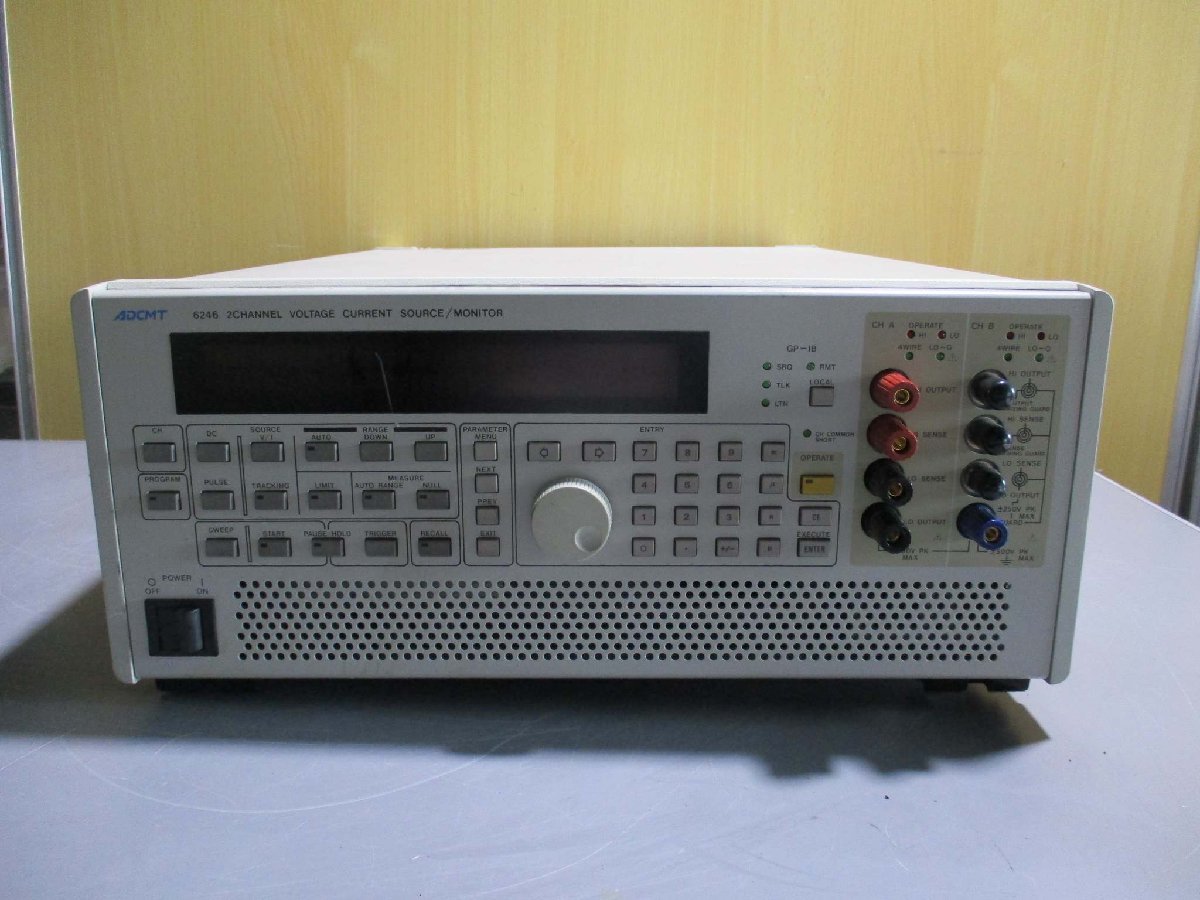 ADCMT 6246 2 Channel Voltage Current Source Monitor DC Voltage Current Generator [o1115544269]