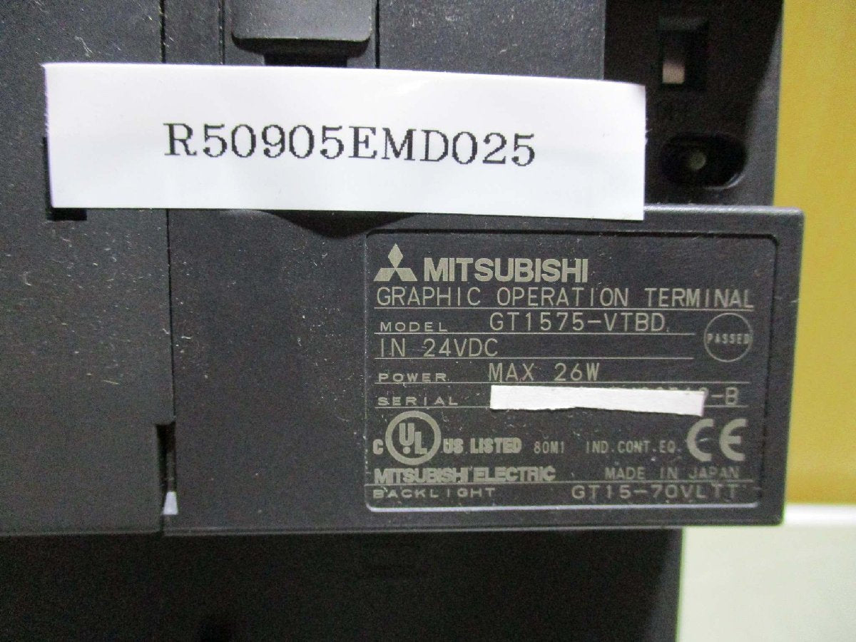 MITSUBISHI GT1575-VTBD Graphic Operation Terminal [c1115549803]