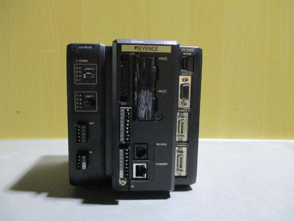 KEYENCE CV-X100A Image Processing System Set [s1116076758]