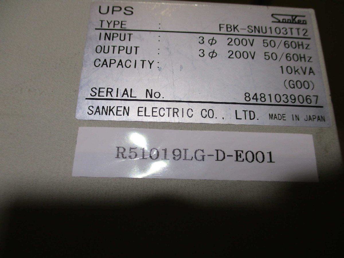 SANKEN ELECTRIC FBK-SNU109TT2 UPS [e1116705094]