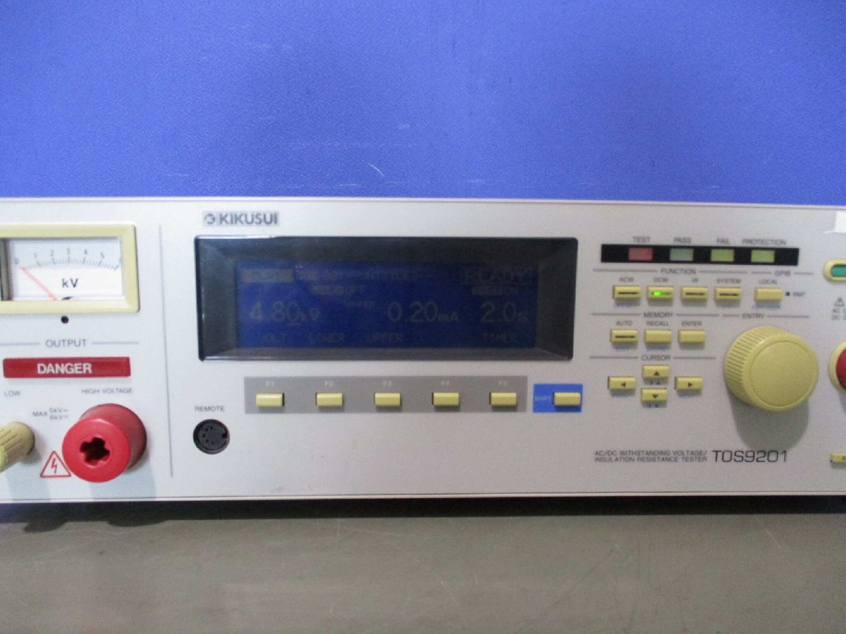 KIKUSUI TOS9201 AC/DC Insulation Resistance Tester 200-240V 47-63Hz [v1118525802]