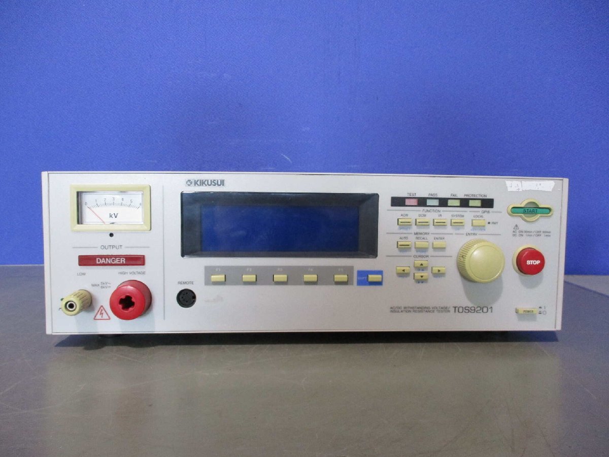 KIKUSUI TOS9201 AC/DC Insulation Resistance Tester 200-240V 47-63Hz [n1118502441]