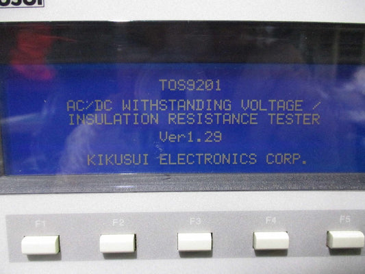 KIKUSUI TOS9201 AC/DC Insulation Resistance Tester 200-240V 47-63Hz [r1118496375]