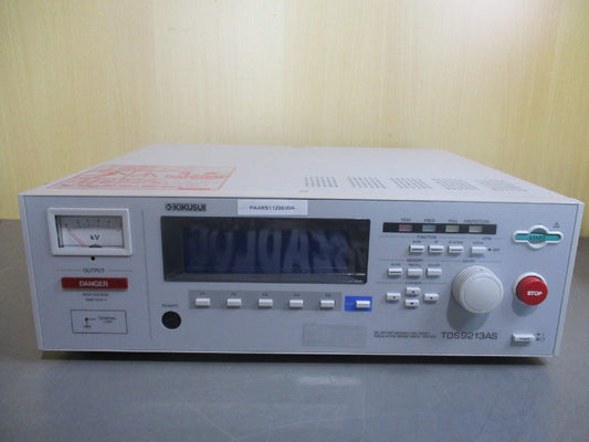 KIKUSUI TOS9213AS DC Withstanding Voltage Insulation Resistance Tester 200-240V 47-63Hz [u1119178888]