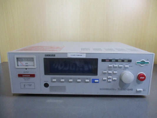 KIKUSUI TOS9213AS DC Withstanding Voltage Insulation Resistance Tester 200-240V 47-63Hz [j1119184403]