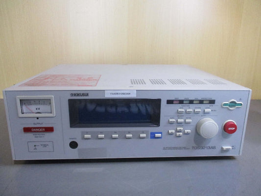 KIKUSUI TOS9213AS Voltage Insulation Resistance Tester 200-240V 47-63Hz [c1119177153]