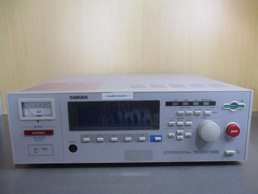 KIKUSUI TOS9213AS DC Insulation Resistance Tester 200-240V 47-63Hz [f1119170777]