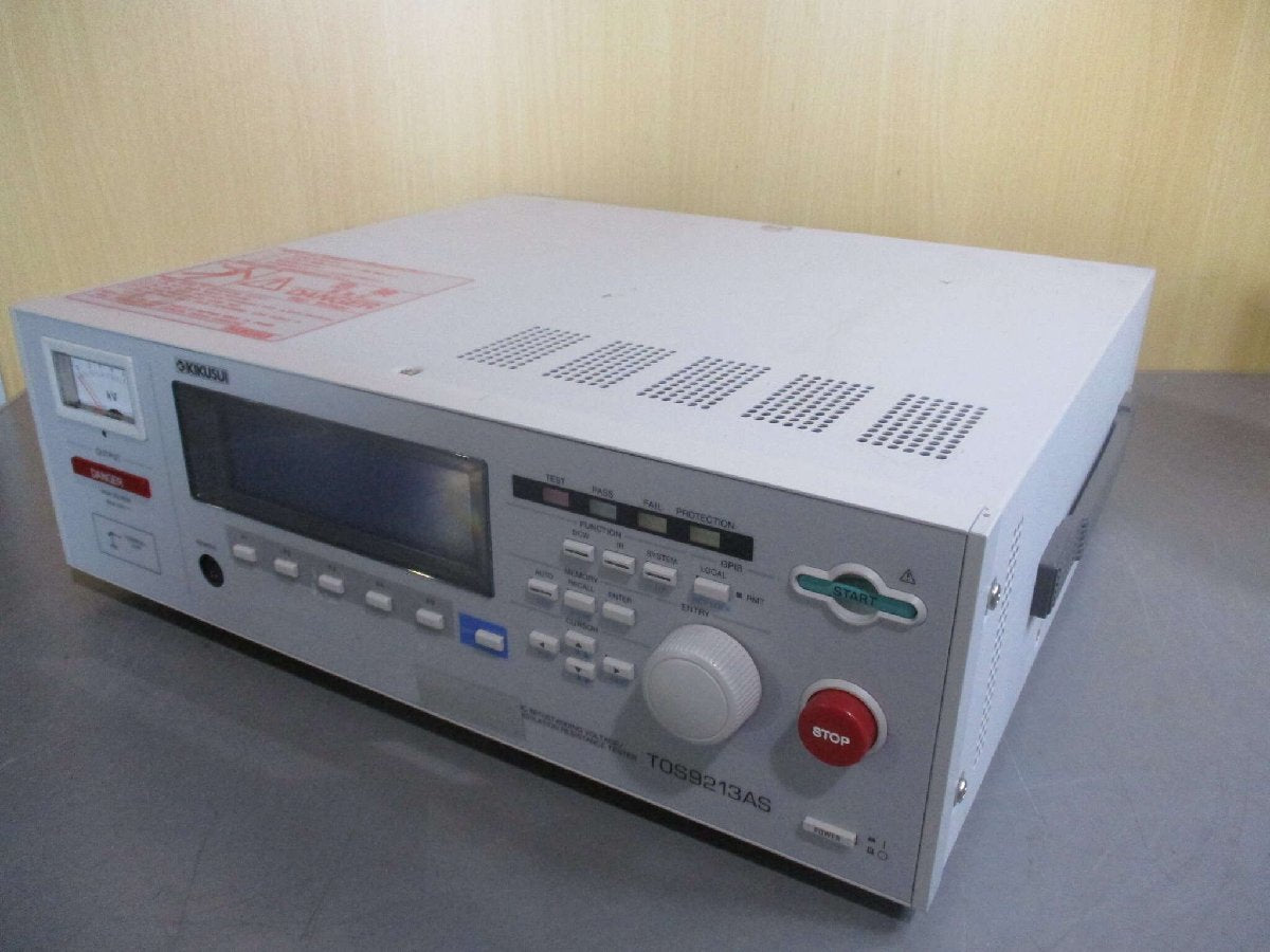 KIKUSUI TOS9213AS Voltage Insulation Resistance Tester 200-240V 47-63Hz [v1119190075]