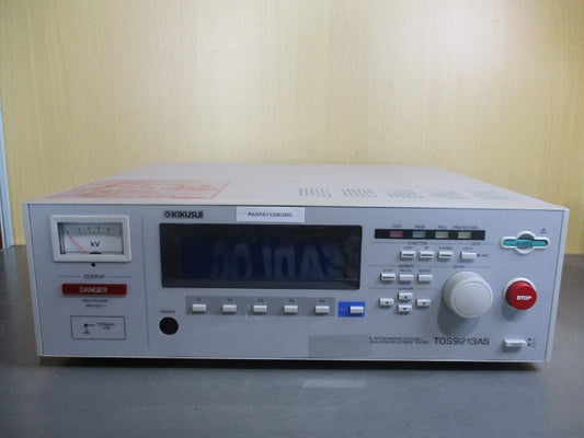 KIKUSUI TOS9213AS Voltage Insulation Resistance Tester 200-240V 47-63Hz [v1119190075]