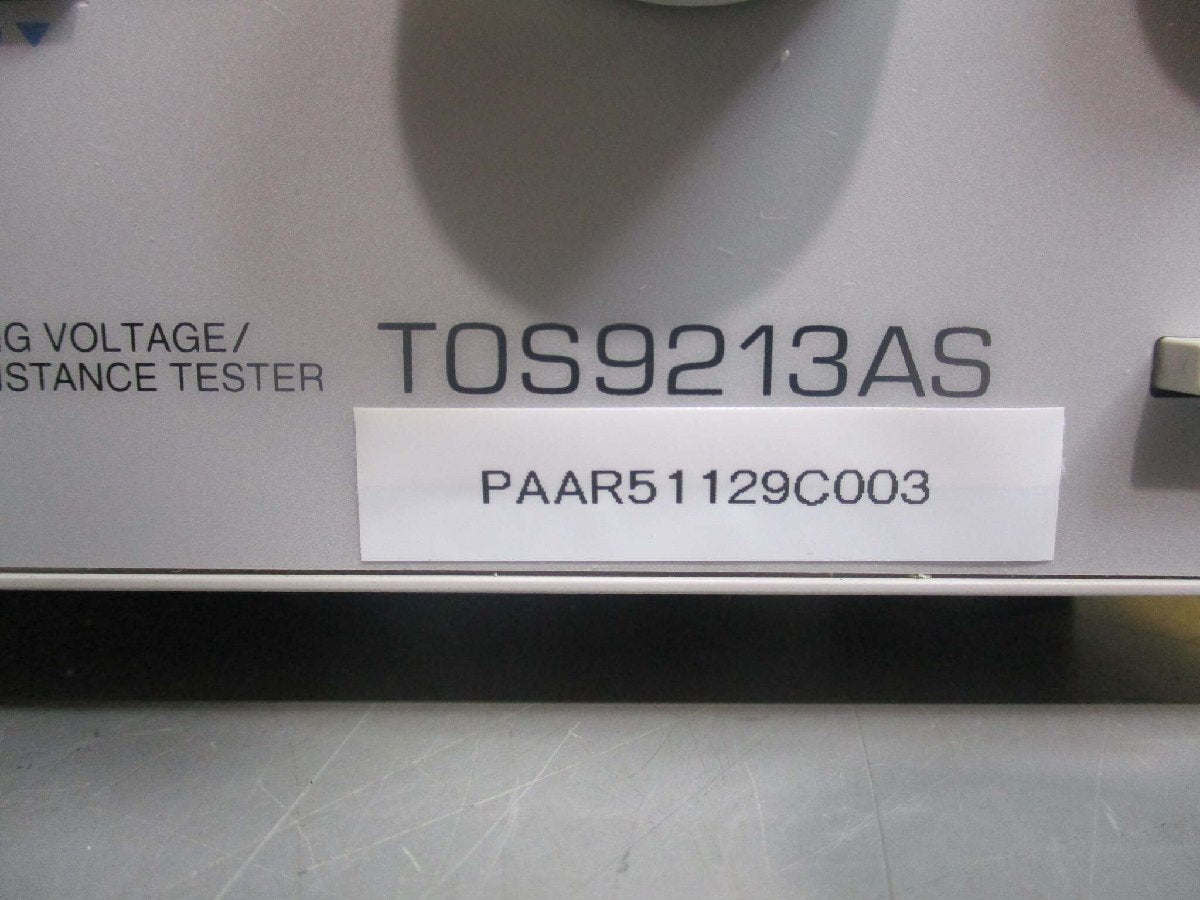 KIKUSUI TOS9213AS DC Withstanding Voltage Insulation Resistance Tester [k1119177384]