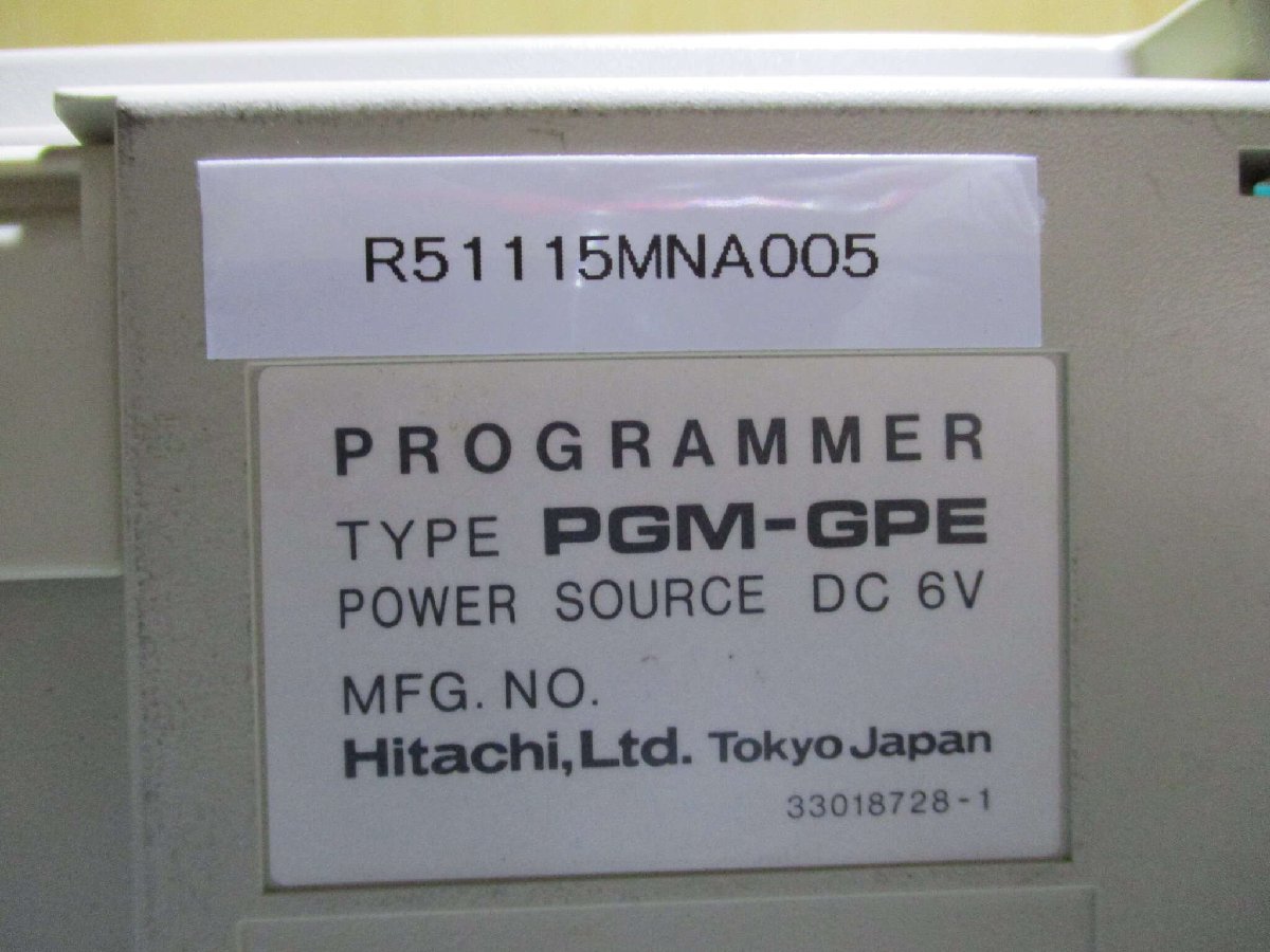 HITACHI PGM-GPE PLC Programming Device [l1119209009]