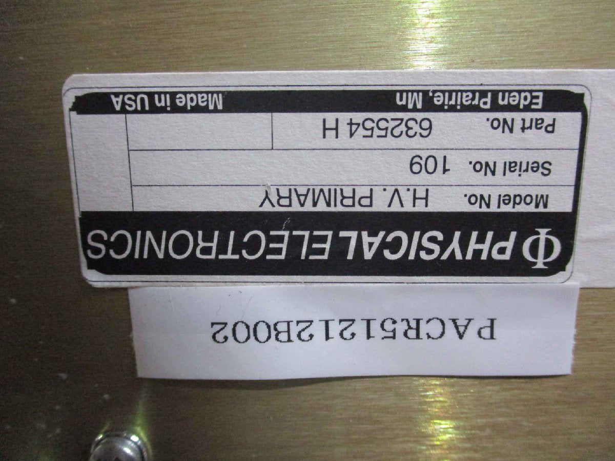 Medieval PHYSICAL ELECTRONICS H.V.PRIMARY 632554H Product [1120807787]