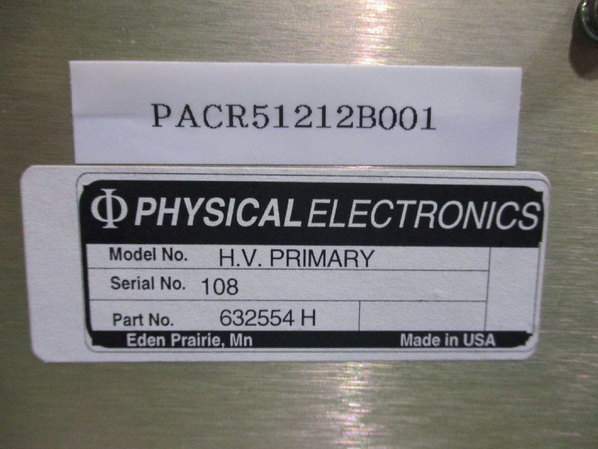 Medieval PHYSICAL ELECTRONICS H.V.PRIMARY 632554H [s1120812056]