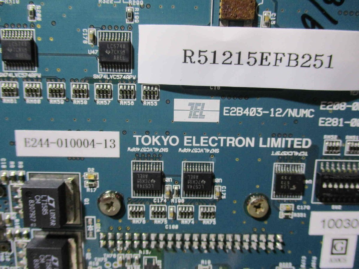 TEL E2B403-12/NUMC E244-010004-13 Product [u1121693133]