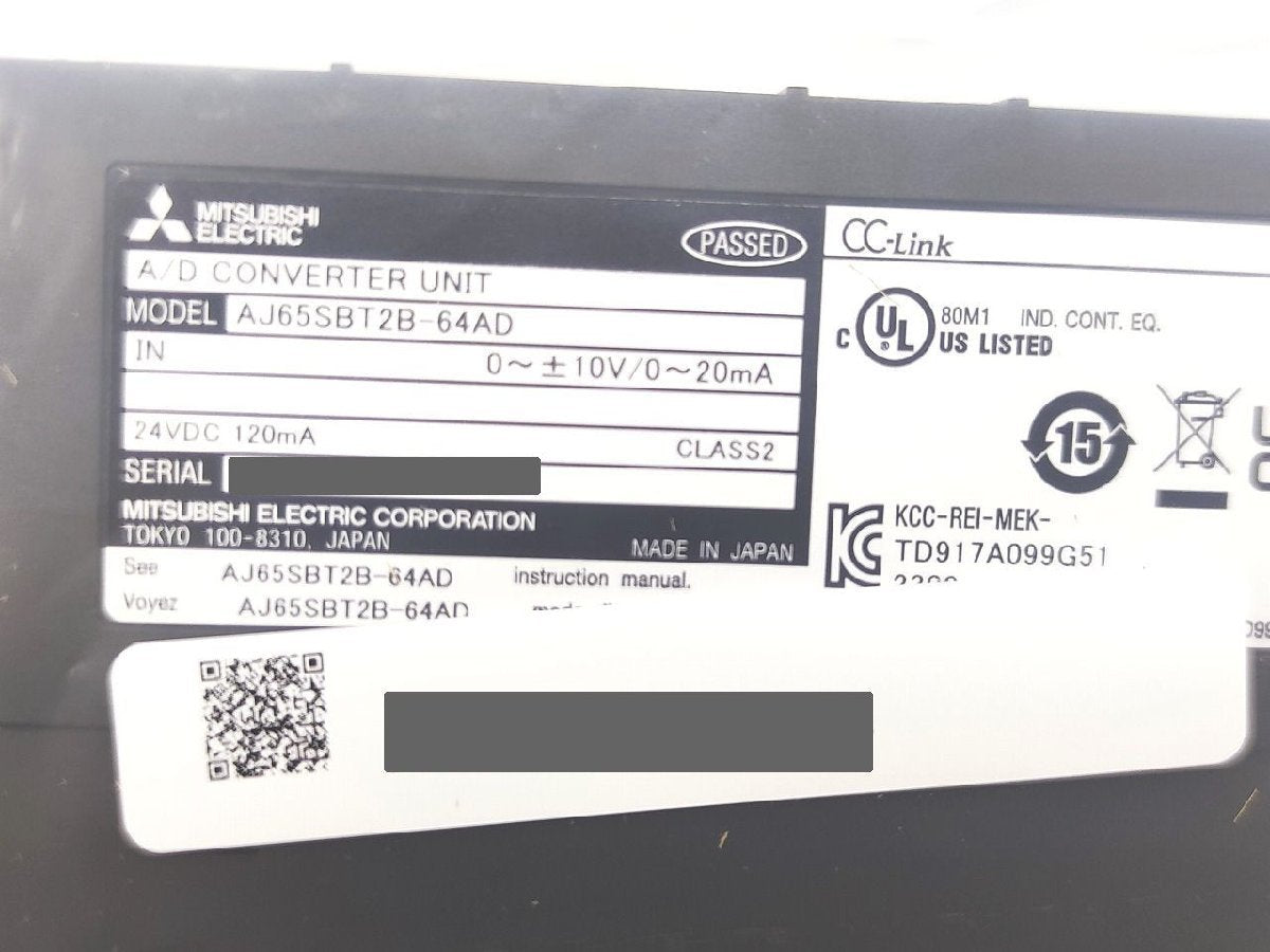 Mitsubishi AJ65SBT2B-64AD Industrial Component [b1122183498]