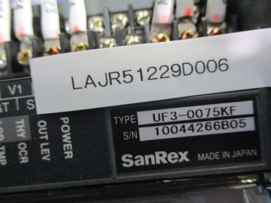 SANREX UF3-0075KF Thyristor Power Regulator Three Phase [v1122303408]