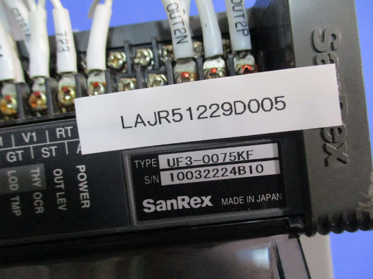 SANREX UF3-0075KF Power Controller Three-Phase [m1122282304]