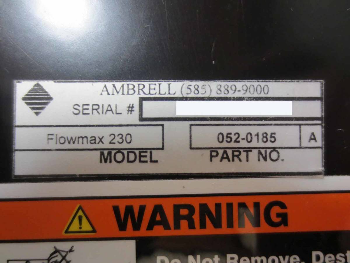 Ambrell Flowmax-230 Chiller for EasyHeat 0224 Induction Heating [x1122311914]