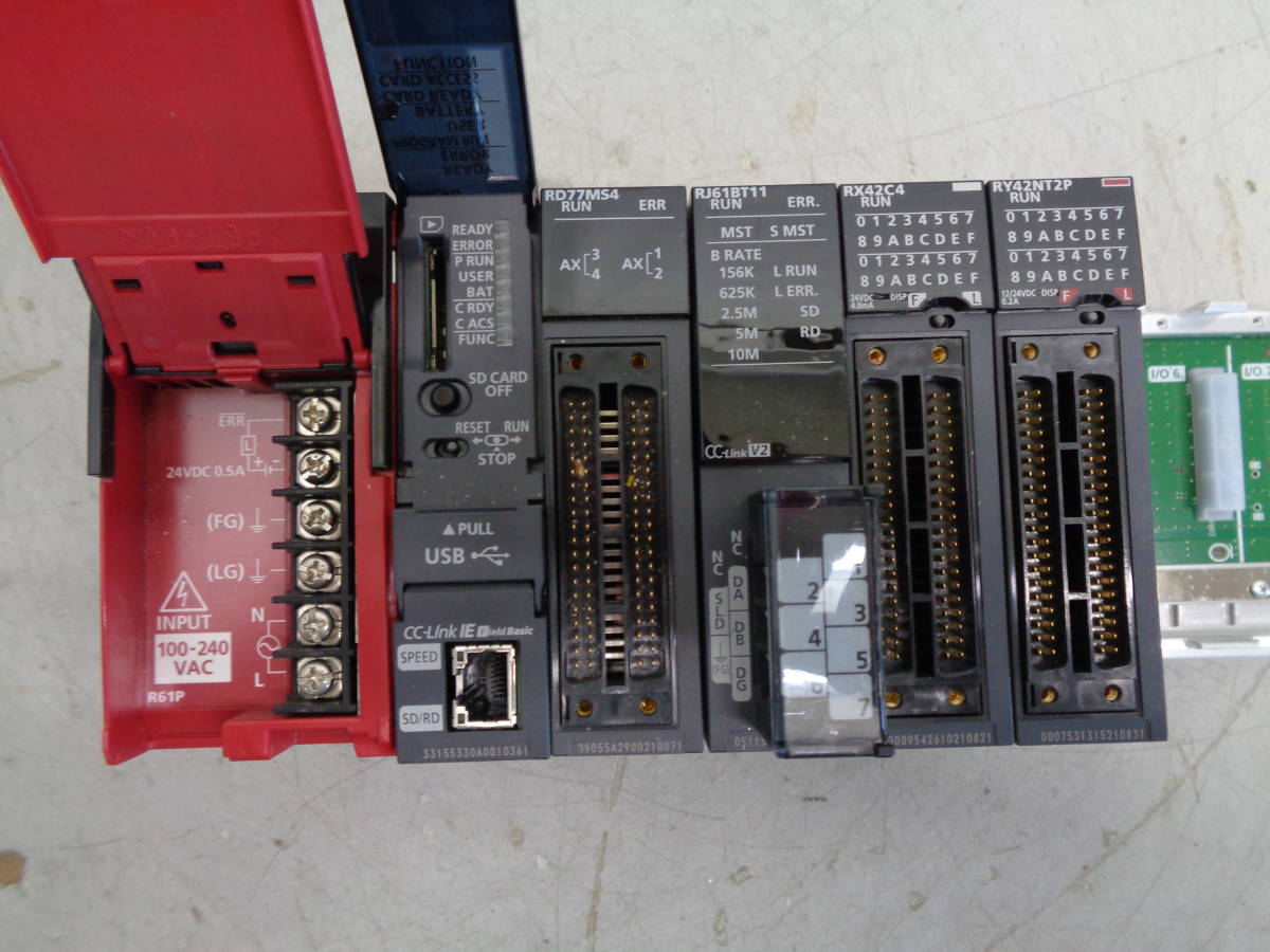 Mitsubishi MK9706 R61P RD77MS4 RJ61BT11 RX42C4 RY42NT2P [f1122545507]