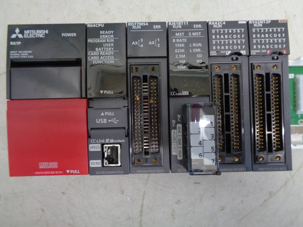 Mitsubishi R61P R04CPU RD77MS4 RJ61BT11 RX42C4 RY42NT2P [f1122545507]
