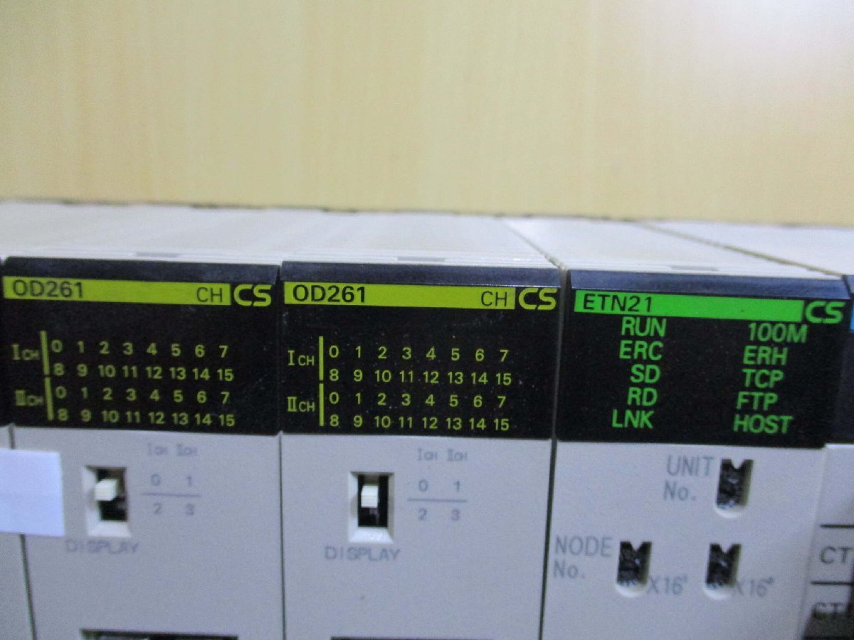 OMRON CS1W-BC083/CS1H-CPU64H/PD024/MCH71/ID261*2/OD261*2/ETN21/TC001*2 Product [s1122808254]