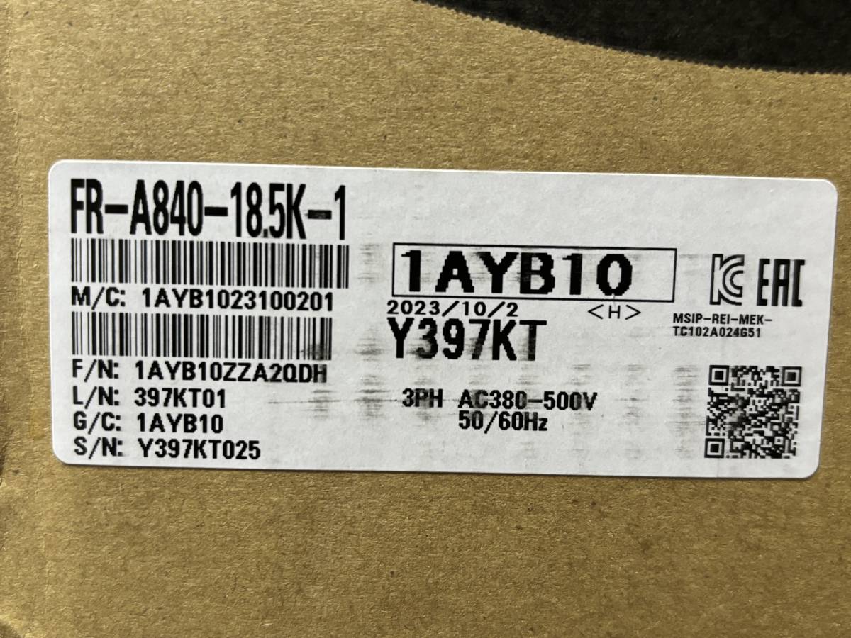 Mitsubishi Electric FR-A840-18.5K-1 High-performance Inverter [u1123184387]