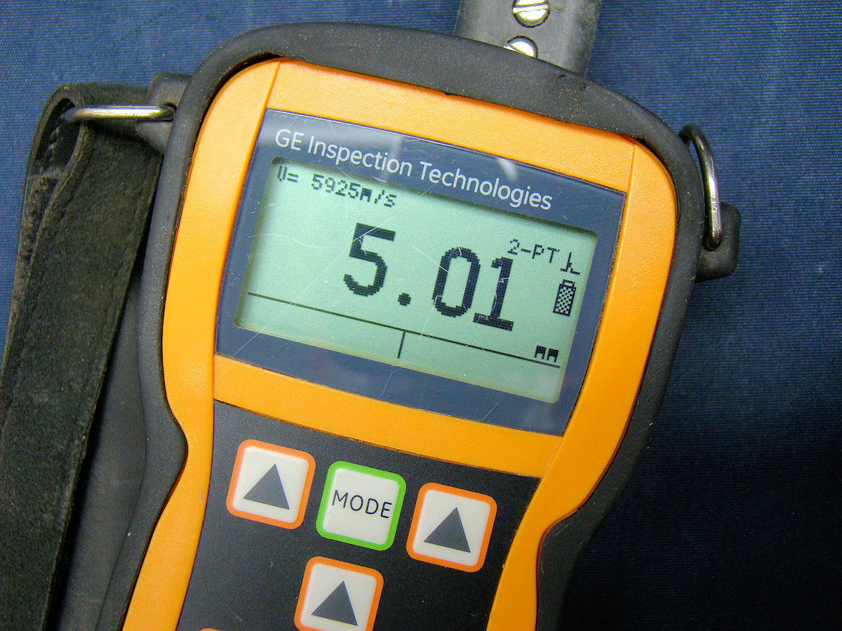 GE DM5EDL Ultrasonic Thickness Meter Data Logger Function DA512EN 0.6-60mm [s1126718872]