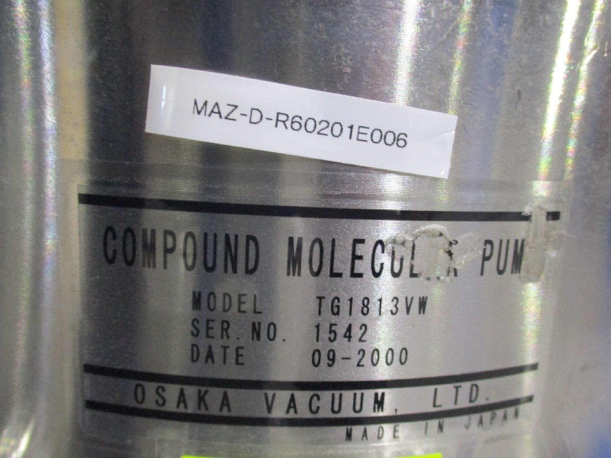 OSAKA TG1813VM Molecular Pump [h1127323735]