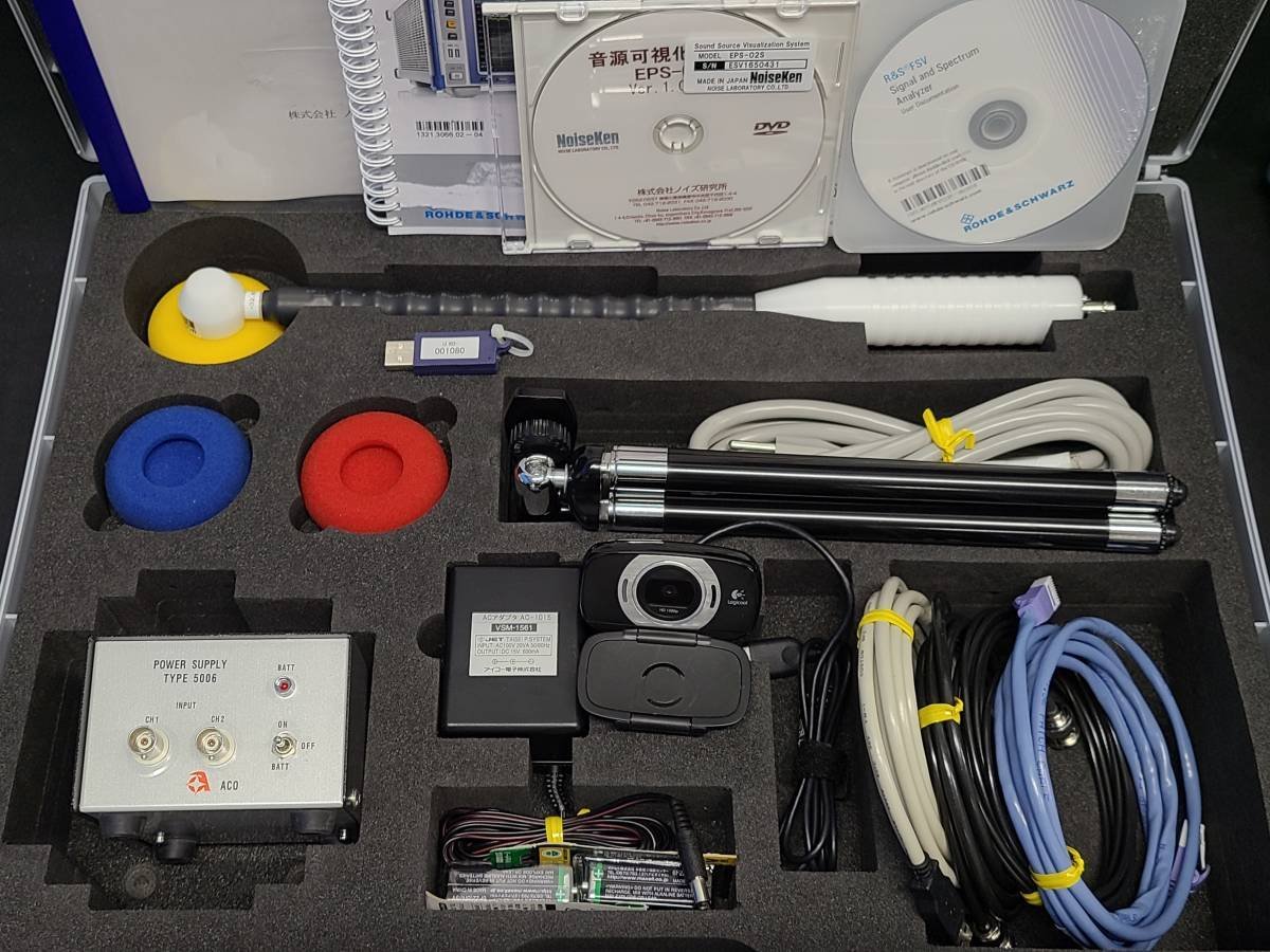 NoiseKen EPS-02S Sound Source Visualization System with R&S FSV4 [e1127901855]