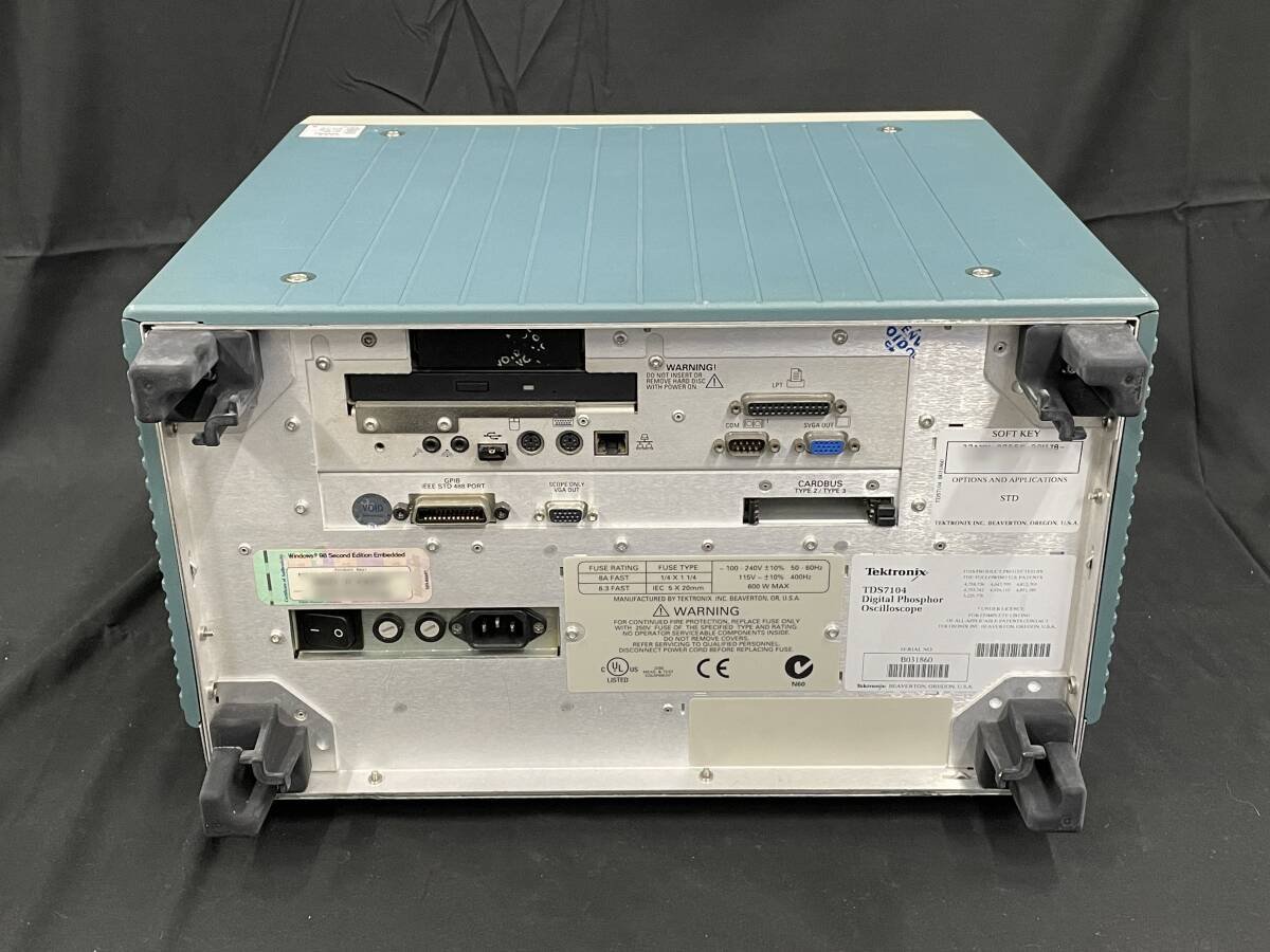 Tektronix TDS7104 Digital Phosphor Oscilloscope 1GHz 4ch 10GS/s [o1128209496]