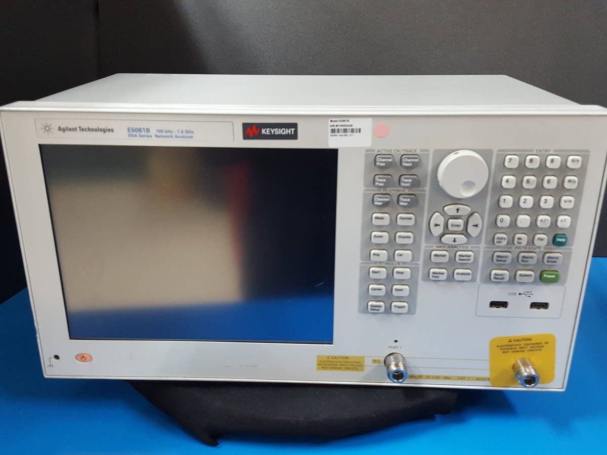 Agilent E5061B ENA Network Analyzer 100kHz-1.5GHz 75 ohm Opt 020 217 [s1128222179]