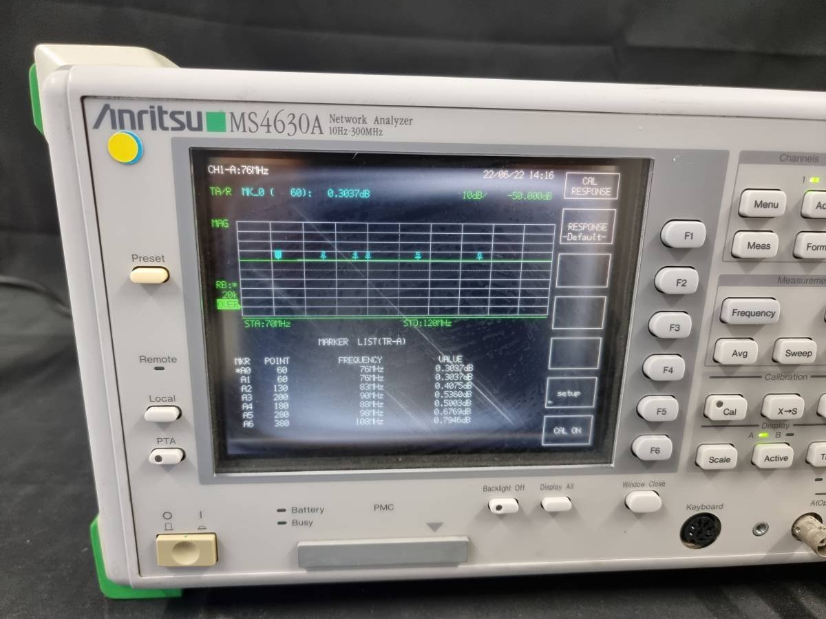 Anritsu MS4630A Network Analyzer 10Hz to 300MHz [1128233054]
