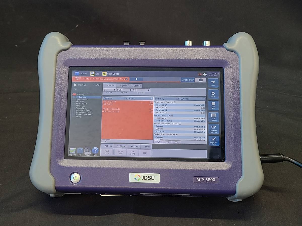 JDSU MTS5822P Handheld Network Tester [u1128321740]