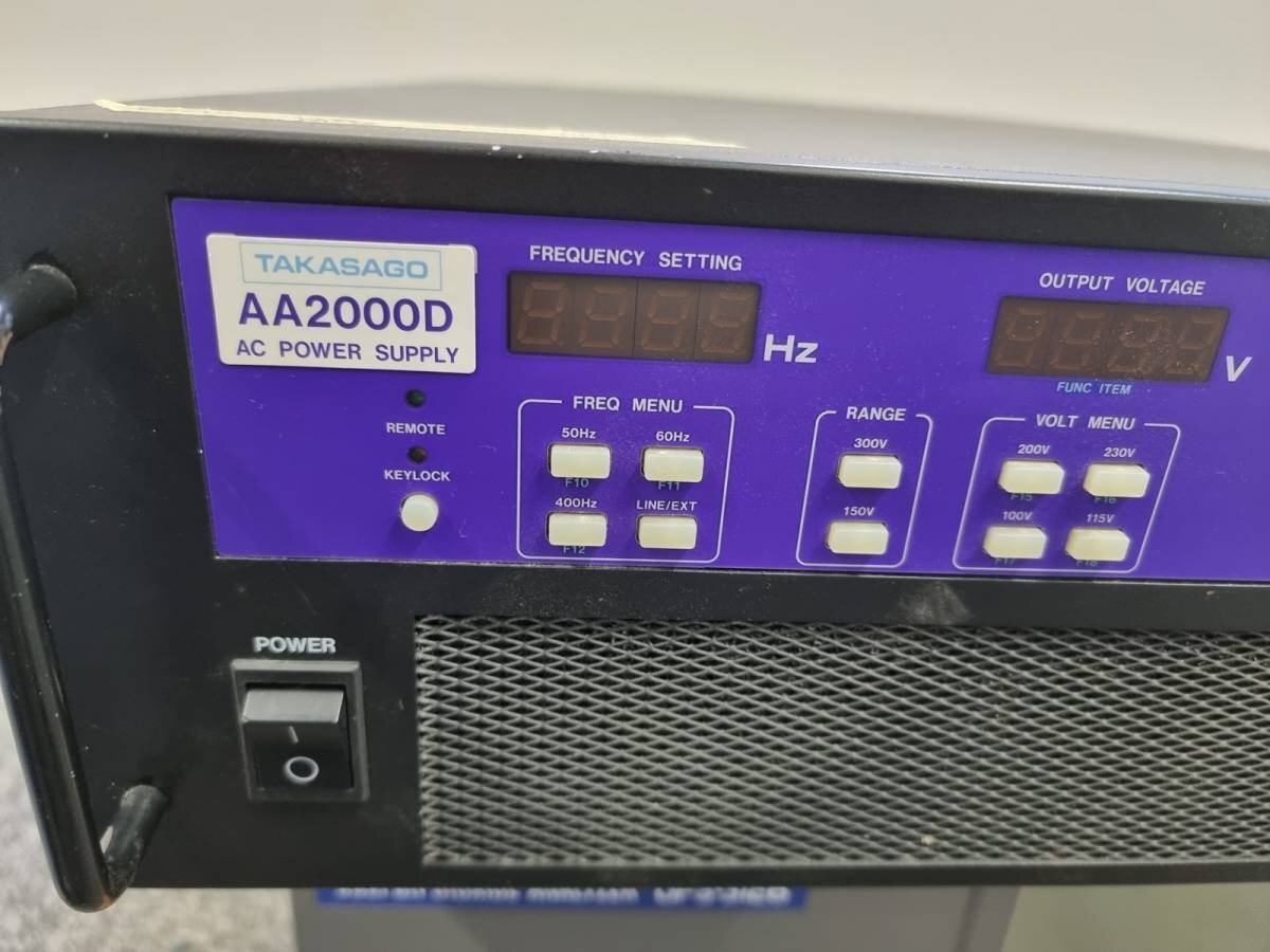 Takasago AA2000D Frequency Conversion AC Power Supply [n1128336420]