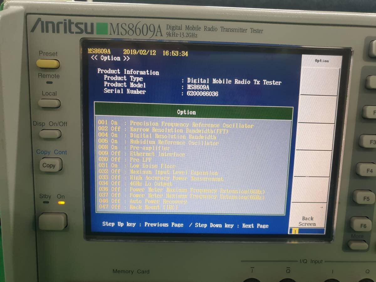 Anritsu MS8609A Digital Mobile Radio Transmitter Tester Opt 01 04 05 08 31 WCDMA 1 Xevdo [w1128365165]