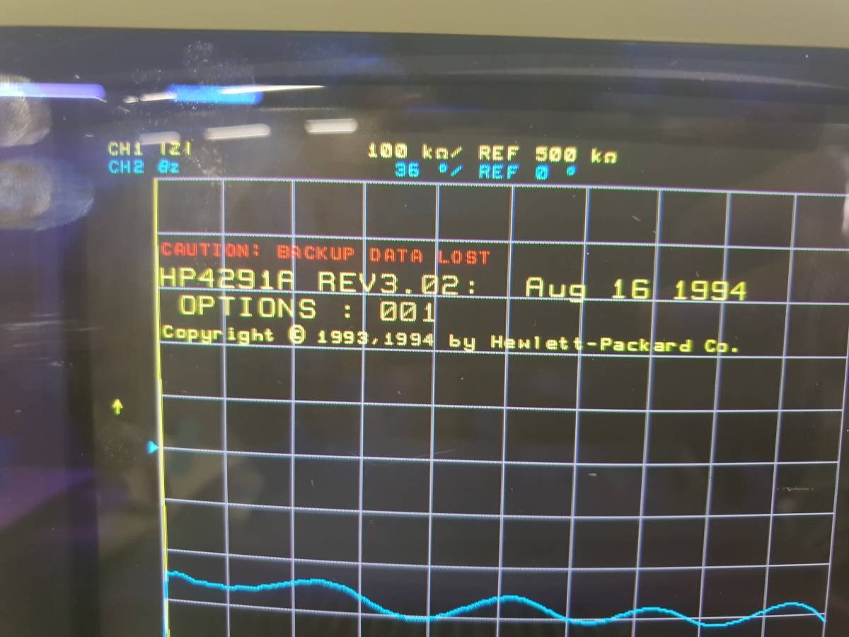 Agilent 4291A RF Impedance/Material Analyzer with Test Station [p1128356557]