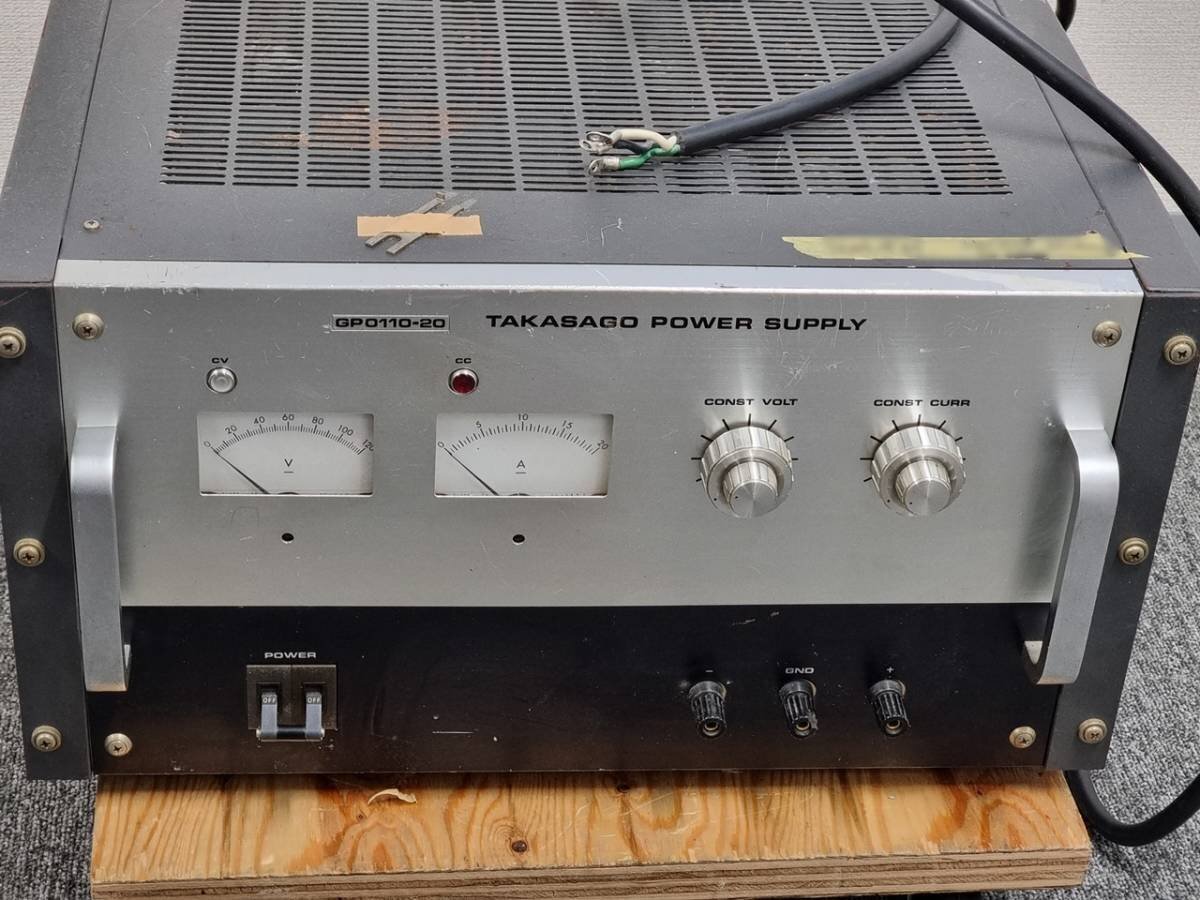 TAKASAGO GP0110-20 Power Supply Constant Voltage Constant Current DC Regulator [e1128486924]