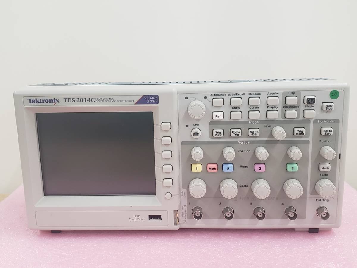 Tektronix TDS2014C Four Channel Digital Storage Oscilloscope 100MHz 2GS/s [e1128595517]
