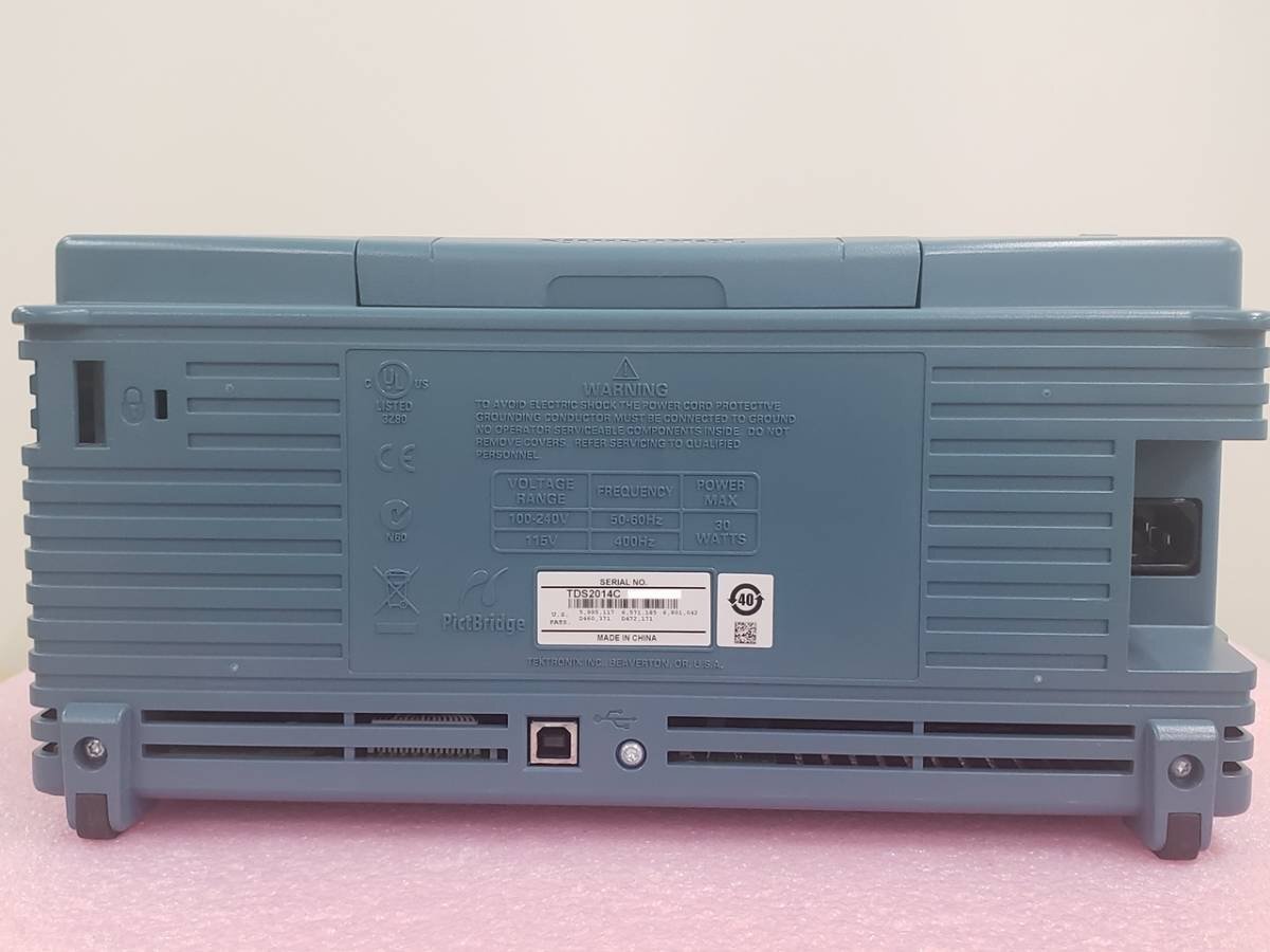 Tektronix TDS2014C Four Channel Digital Storage Oscilloscope 100MHz 2GS/s [e1128595517]