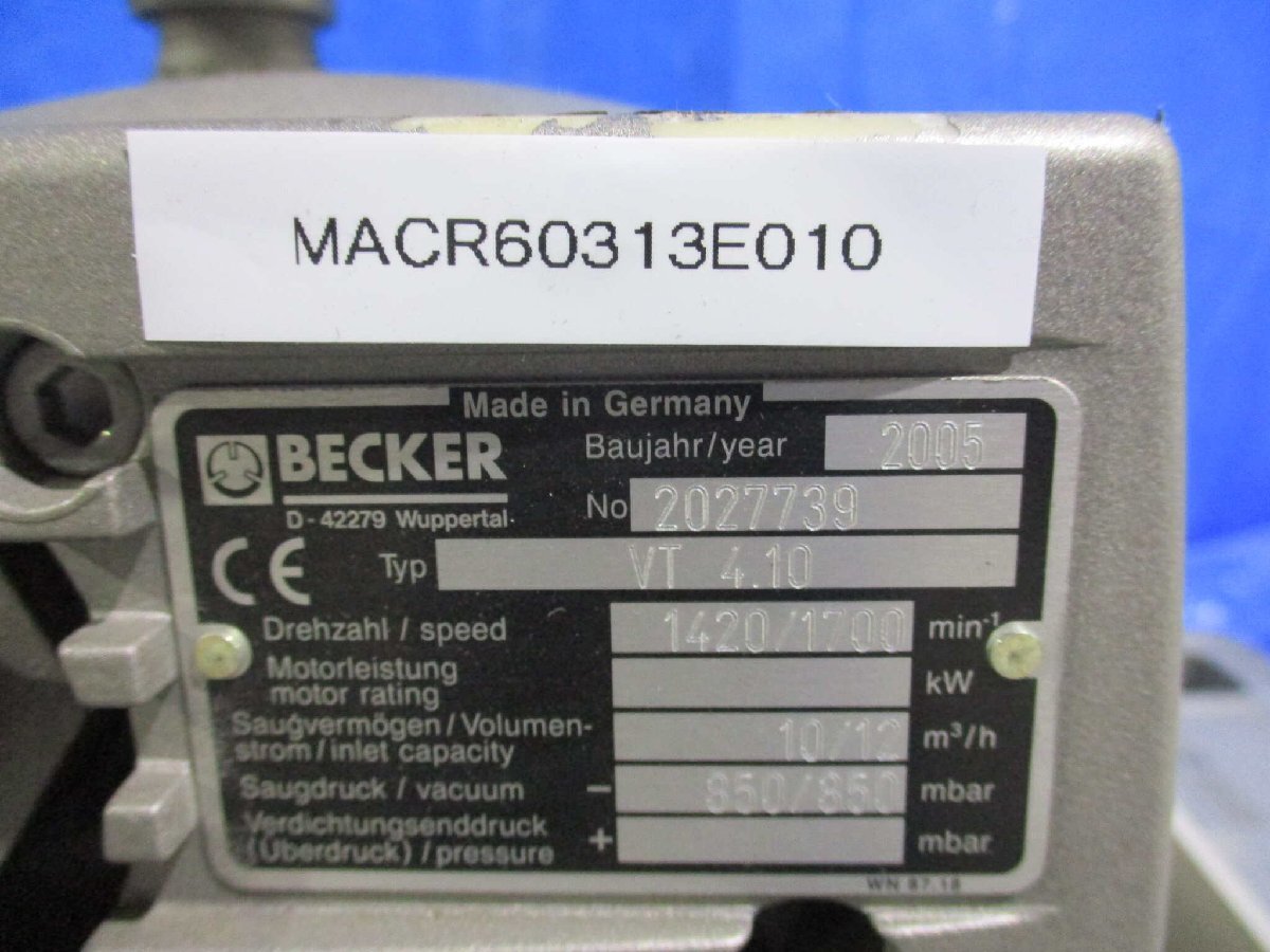 BECKER VT4.10 MOTOR-TYPE [n1129072744]